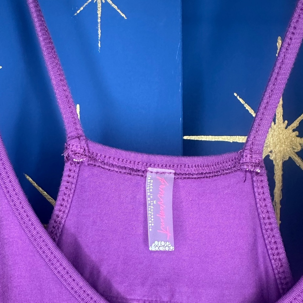 NWT Free People Movement Hot Shot Onesie in Deep Mulberry M - Picture 9 of 9
